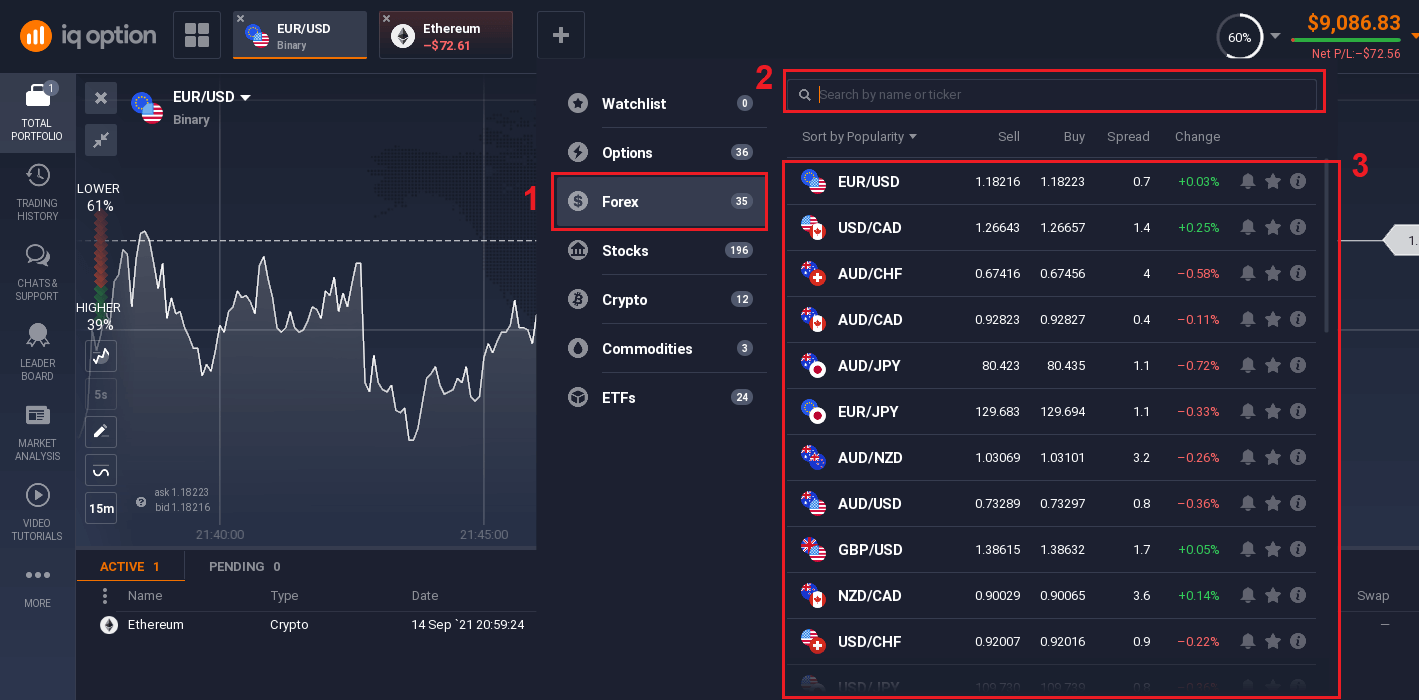 Sådan deponeres og handles CFD-instrumenter (Forex, Crypto, Aktier) ved IQ Option Sådan deponeres og handles CFD-instrumenter (Forex, Crypto, Aktier) ved IQ Option
