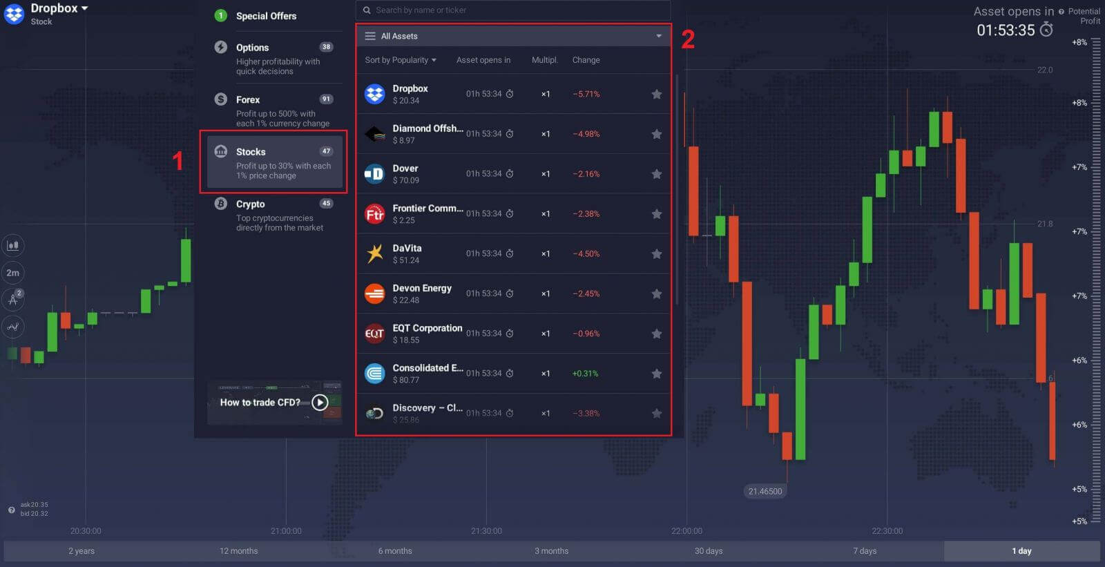 Kuidas hoiustada ja kaubelda CFD instrumentidega (Forex, krüpto, aktsiad) IQ Option-s Kuidas hoiustada ja kaubelda CFD instrumentidega (Forex, krüpto, aktsiad) IQ Option-s
