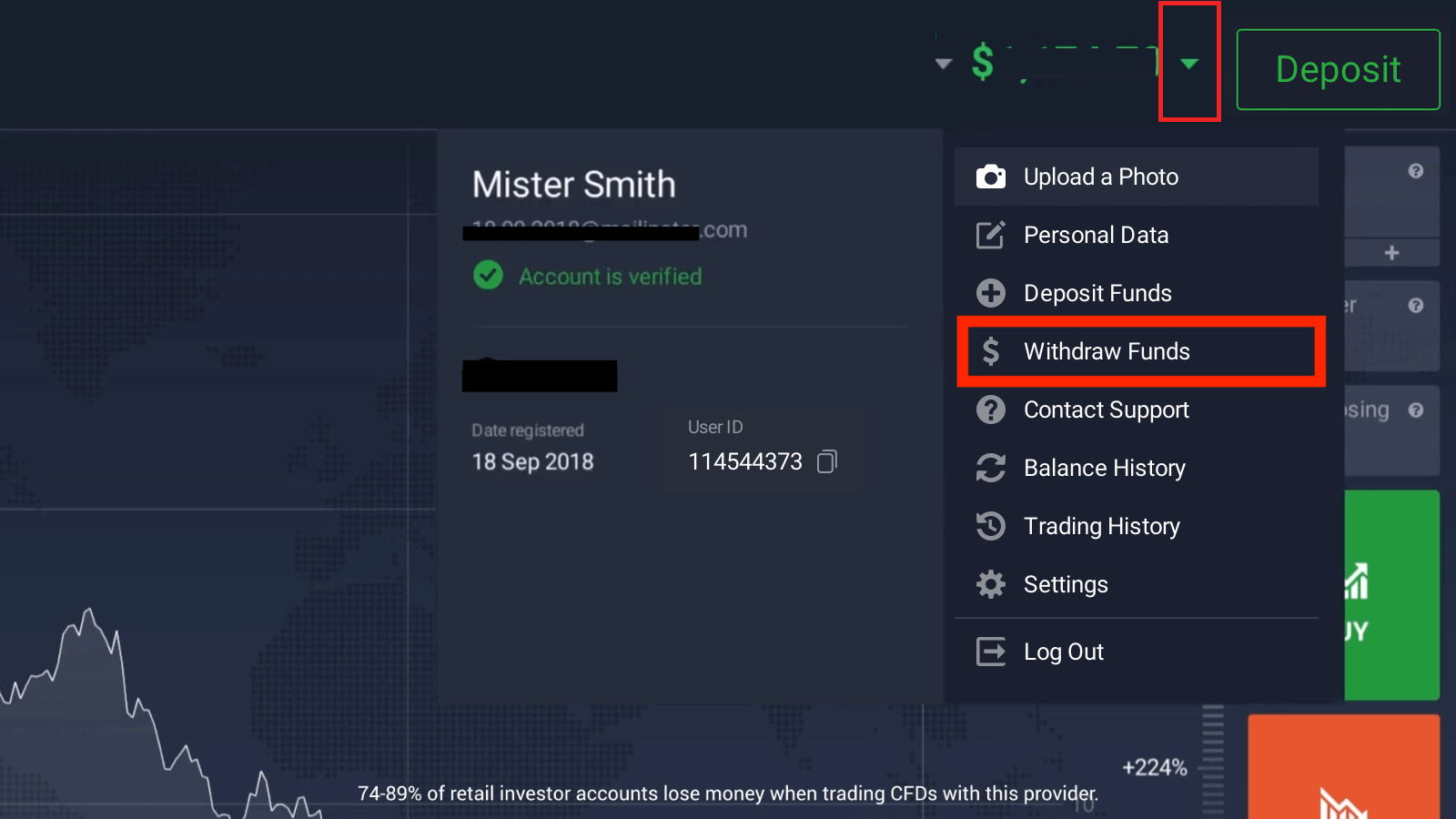 Hvordan man hæver og tjener penge på IQ Option Hvordan man hæver og tjener penge på IQ Option