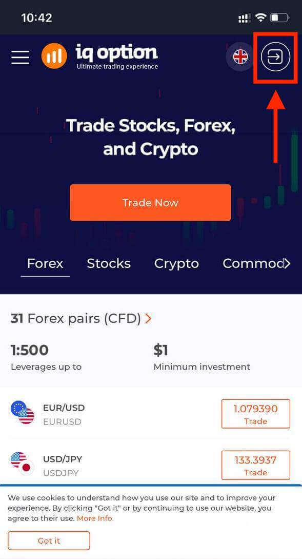 Đăng nhập IQ Option: Truy cập an toàn, Khôi phục mật khẩu & Khắc phục sự cố
