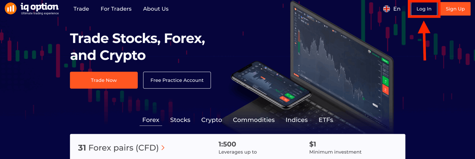 Đăng nhập IQ Option: Truy cập an toàn, Khôi phục mật khẩu & Khắc phục sự cố
