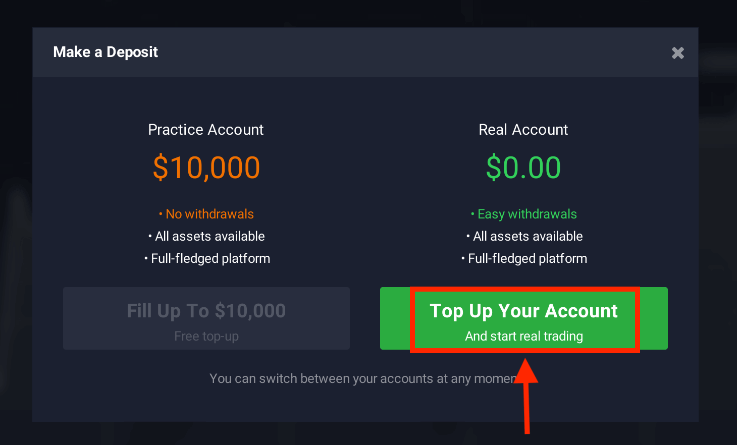 Abra una cuenta de demostración en IQ Option: configuración y acceso rápidos Abra una cuenta de demostración en IQ Option: configuración y acceso rápidos