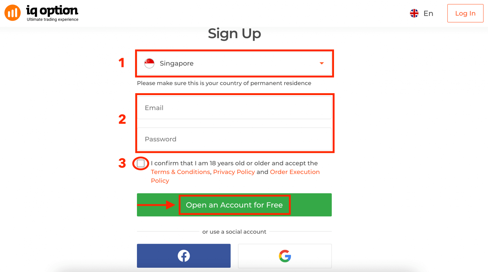 Créer un compte sur IQ Option : étapes pour créer et activer