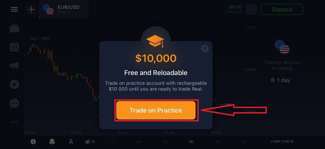 Come aprire un conto di trading in IQ Option